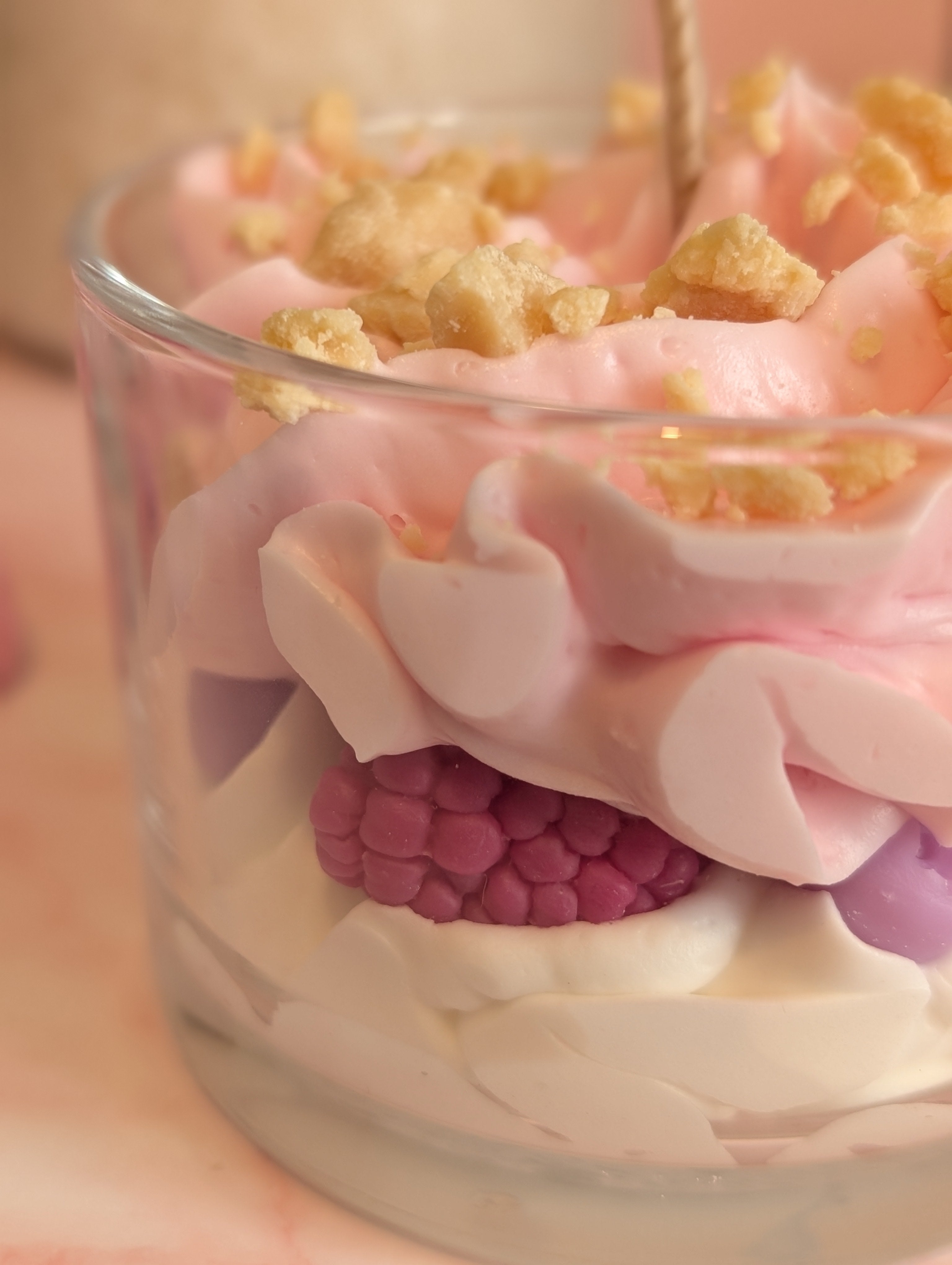 Bougie Milkshake fruits rouges