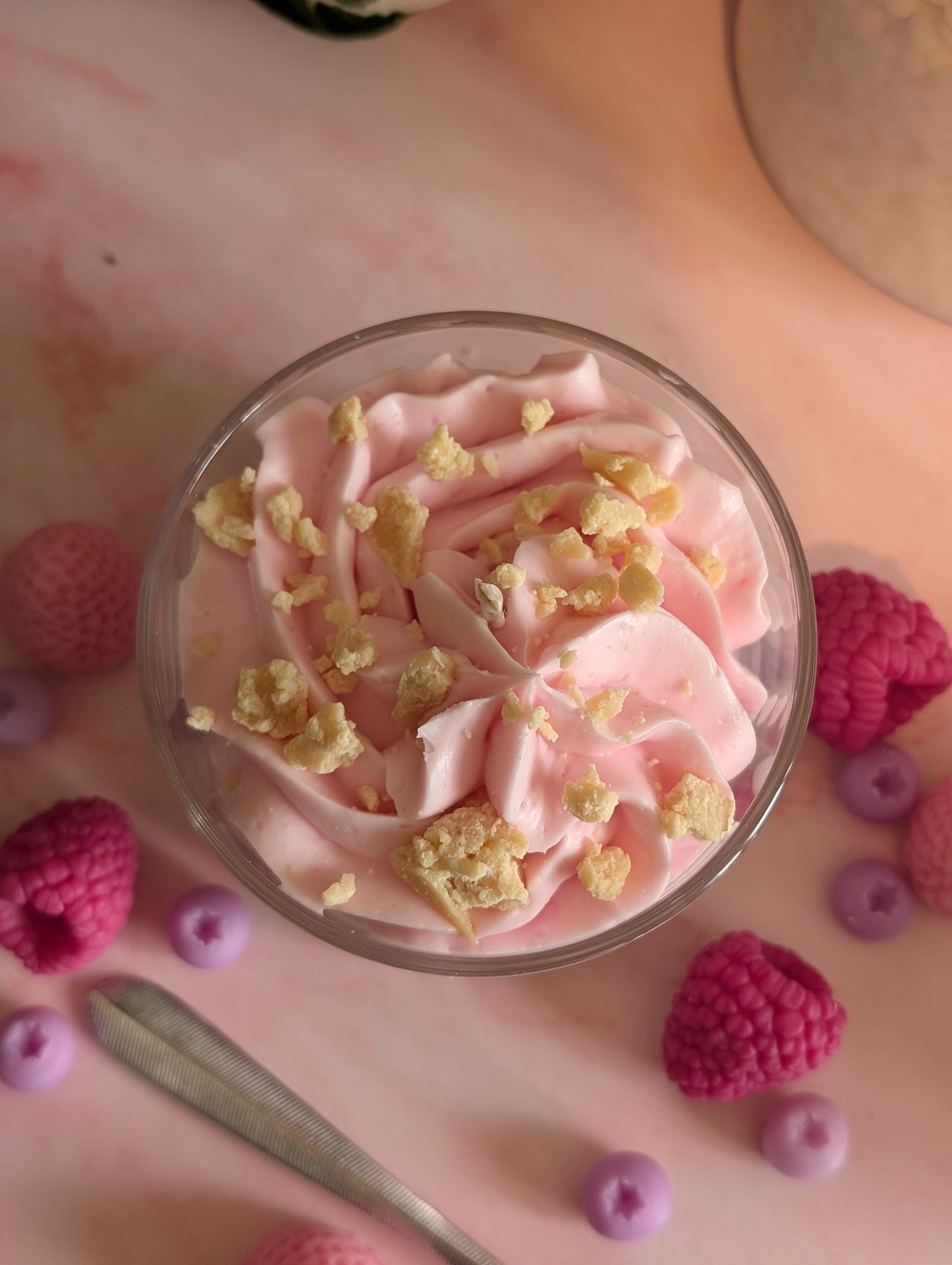 Bougie Milkshake fruits rouges