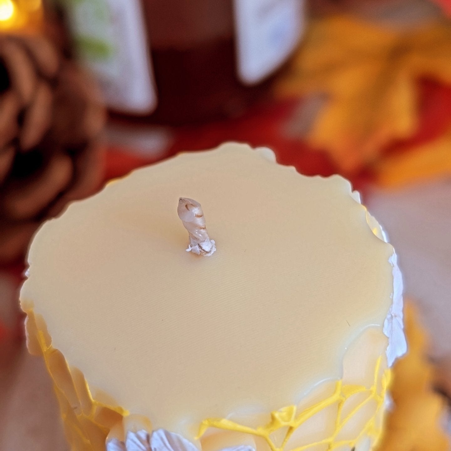 Bougie cire et miel