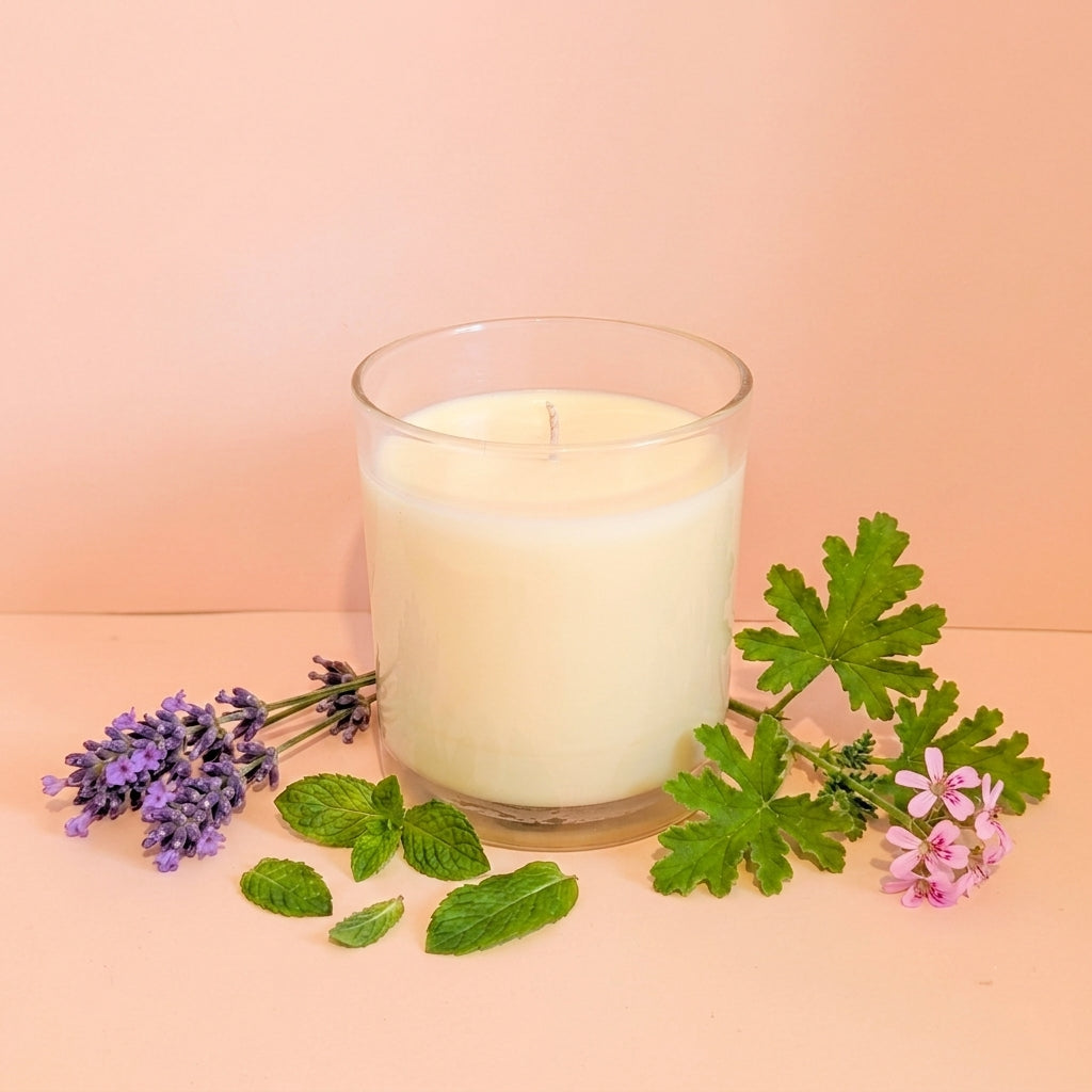 Bougie anti moustique artisanale – Parfum frais & estival