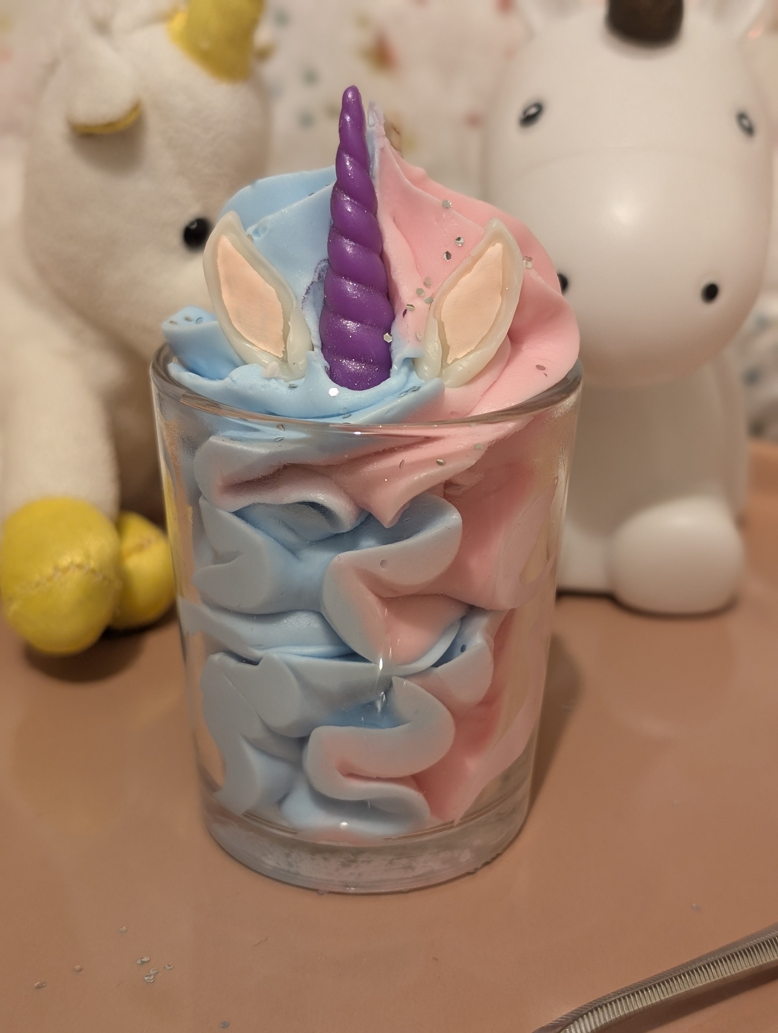 Bougie licorne