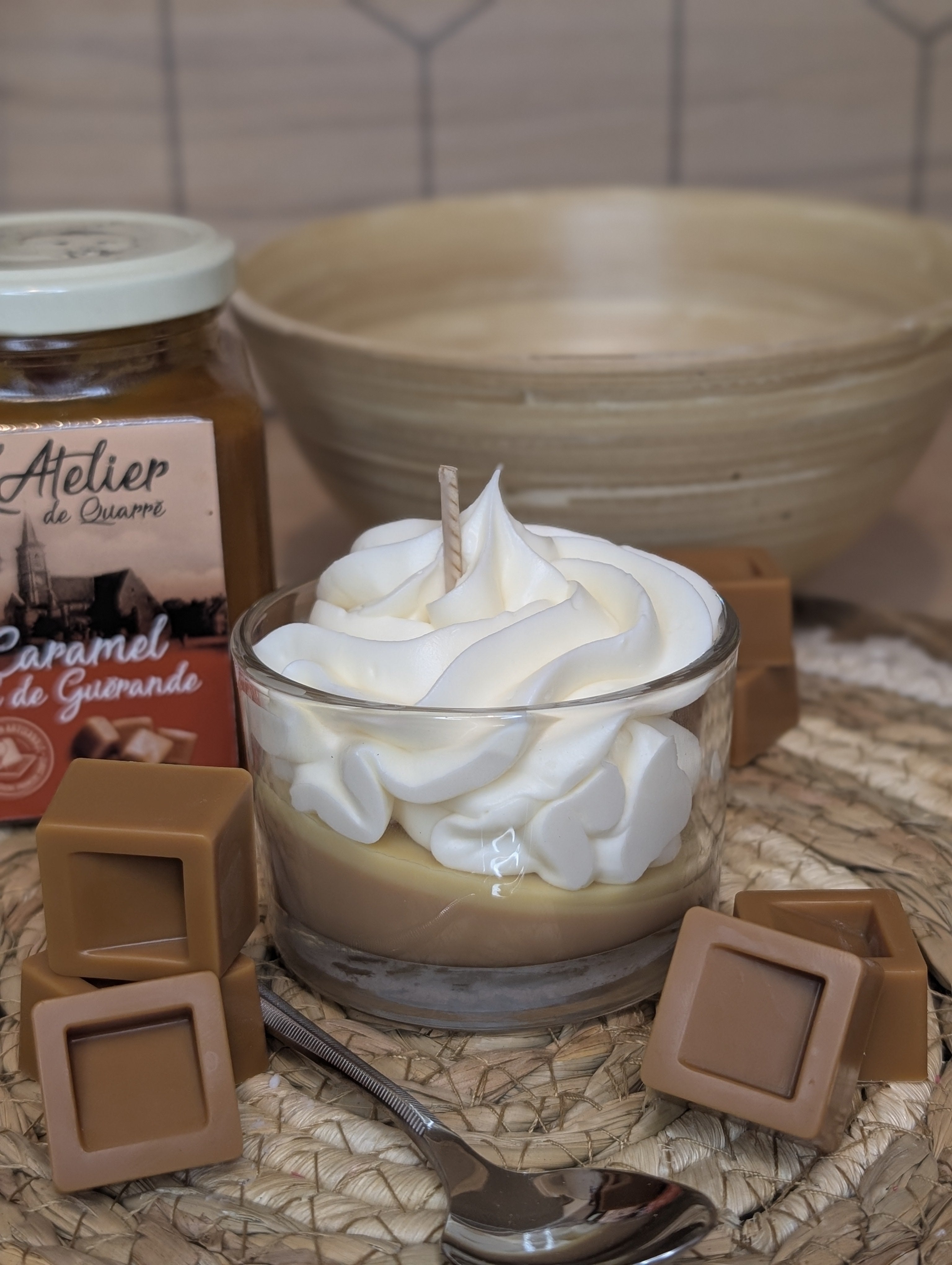 Bougie caramel de notre enfance