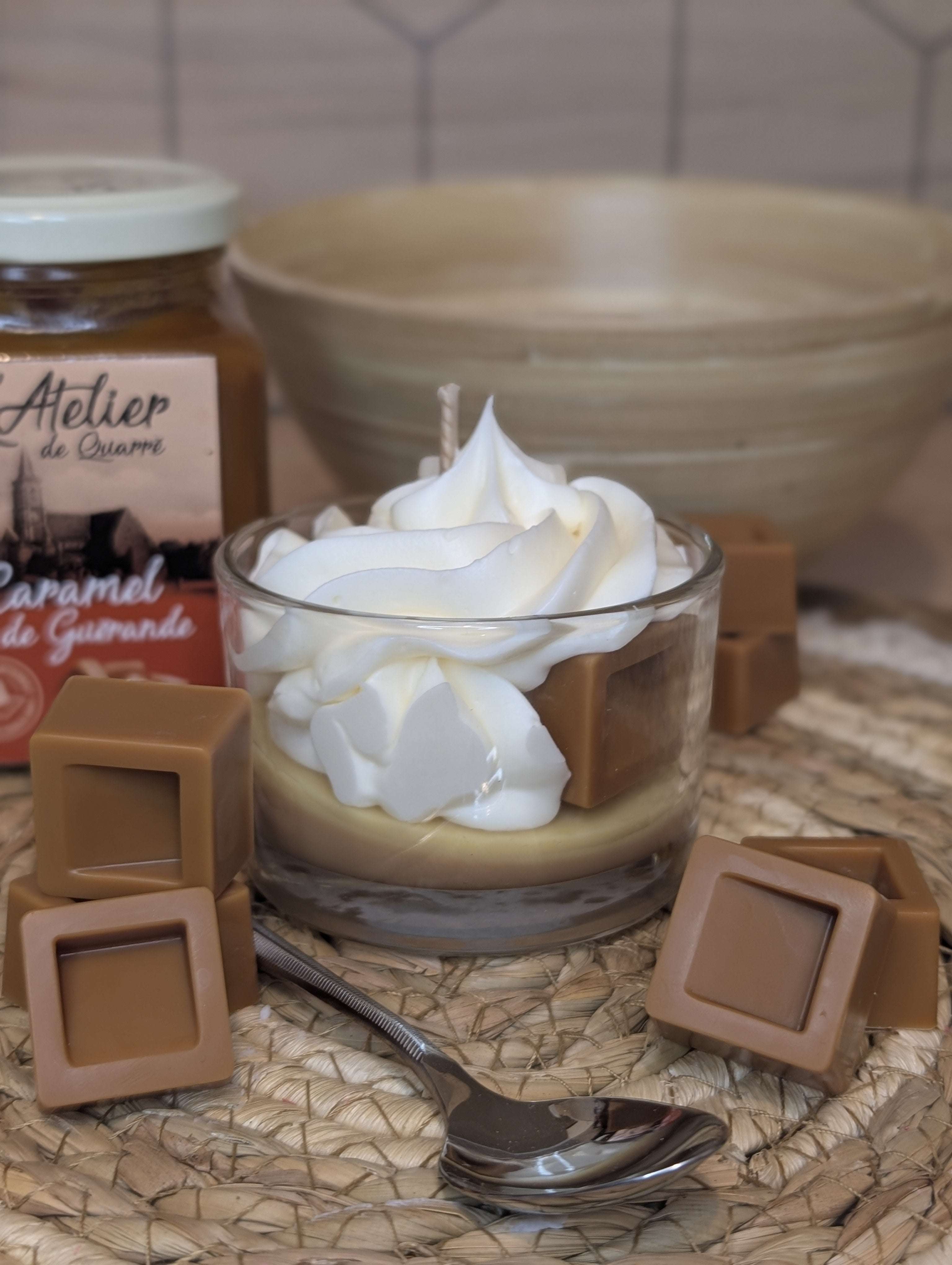 Bougie caramel de notre enfance