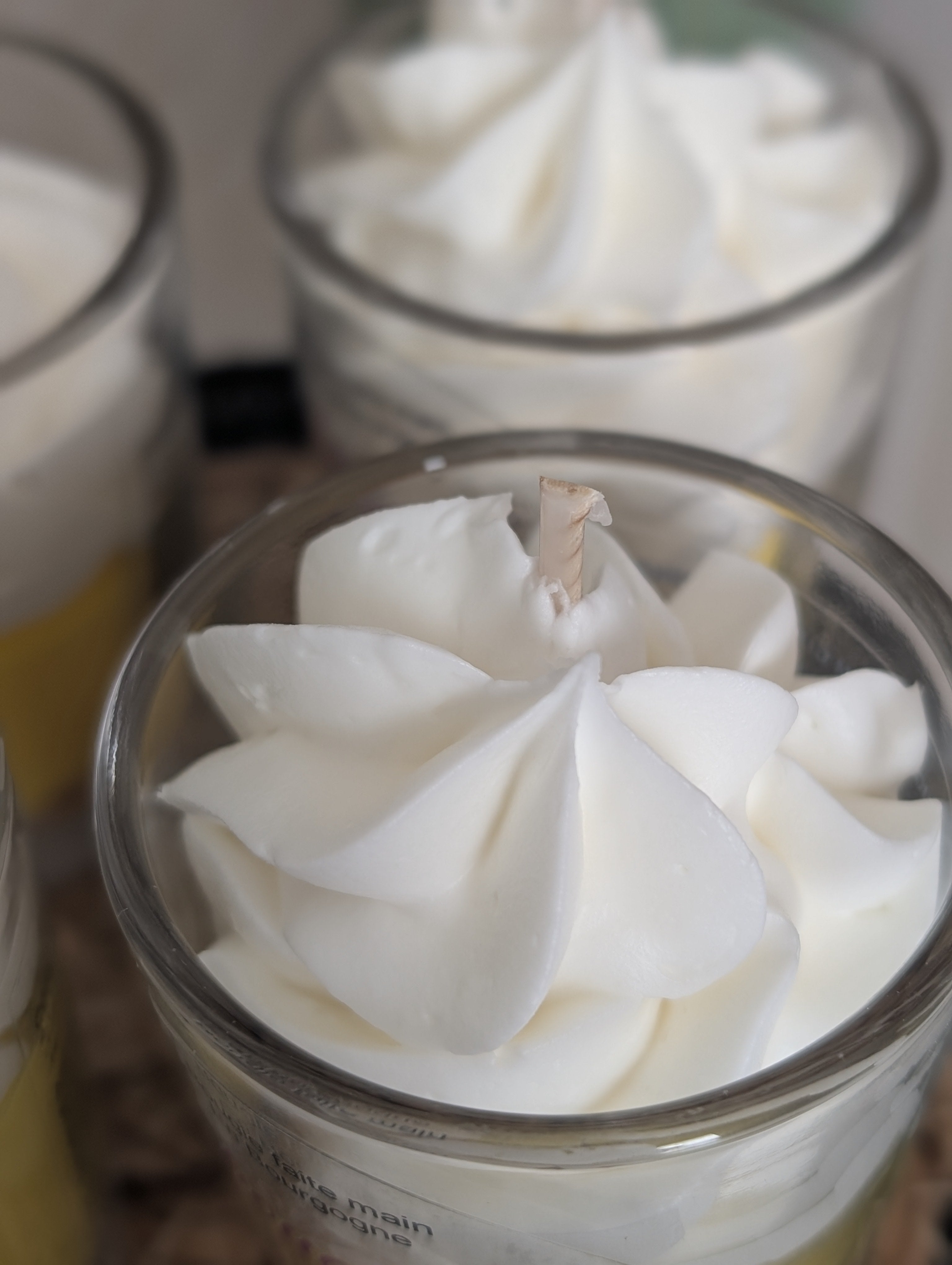 Bougie tarte citron meringuée