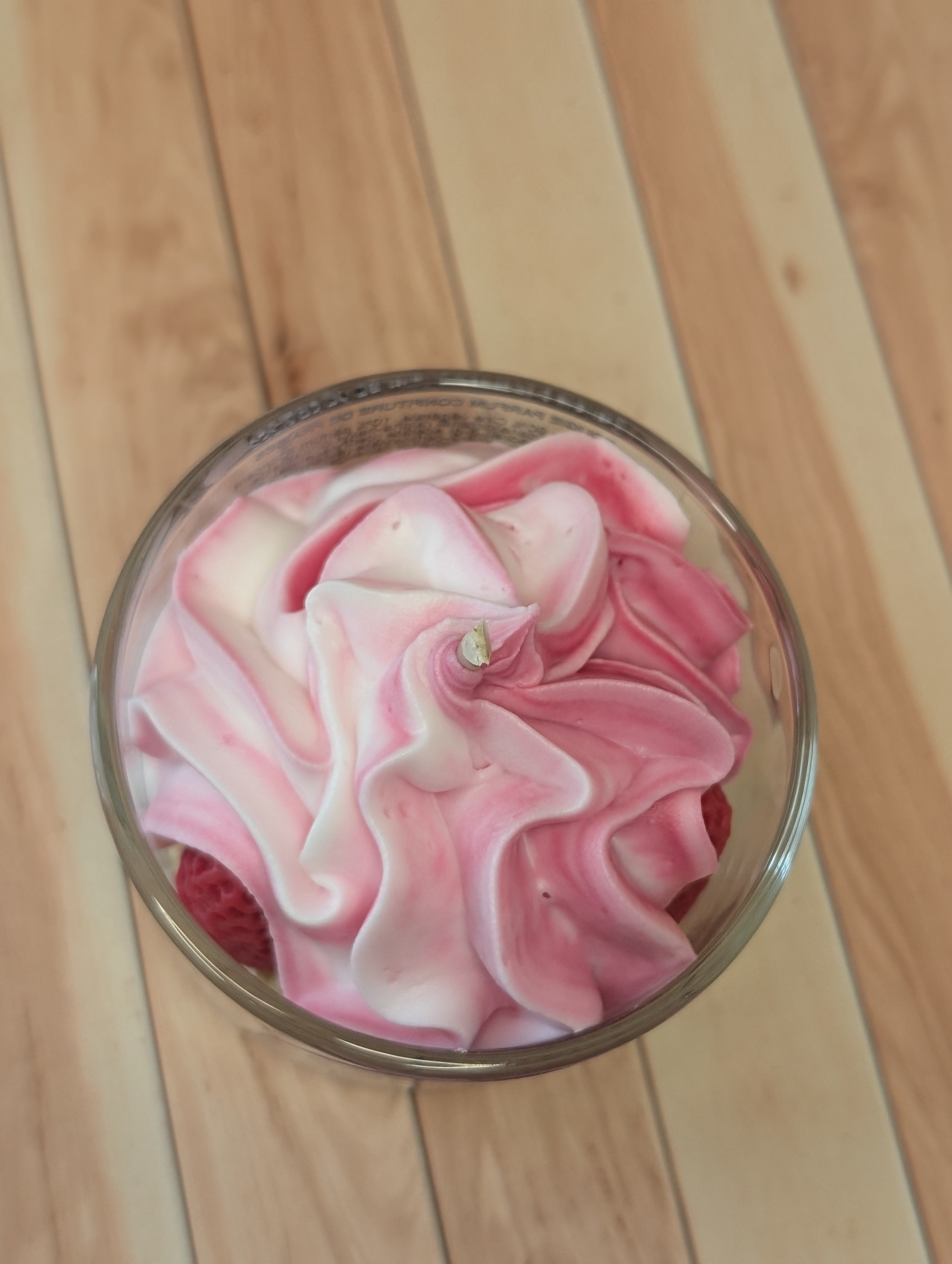 Bougie délice de fraises