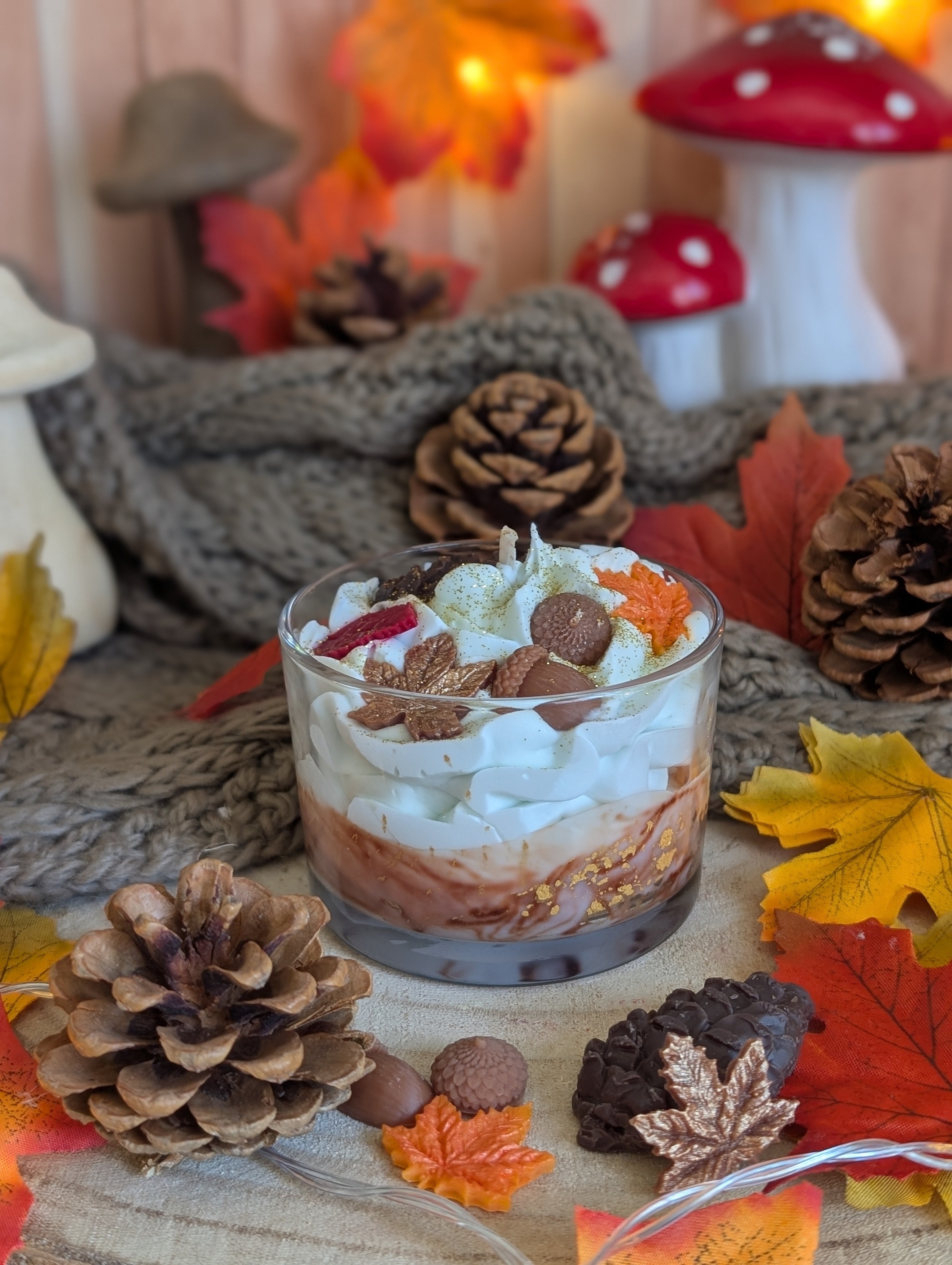 Bougie trésors d'Automne