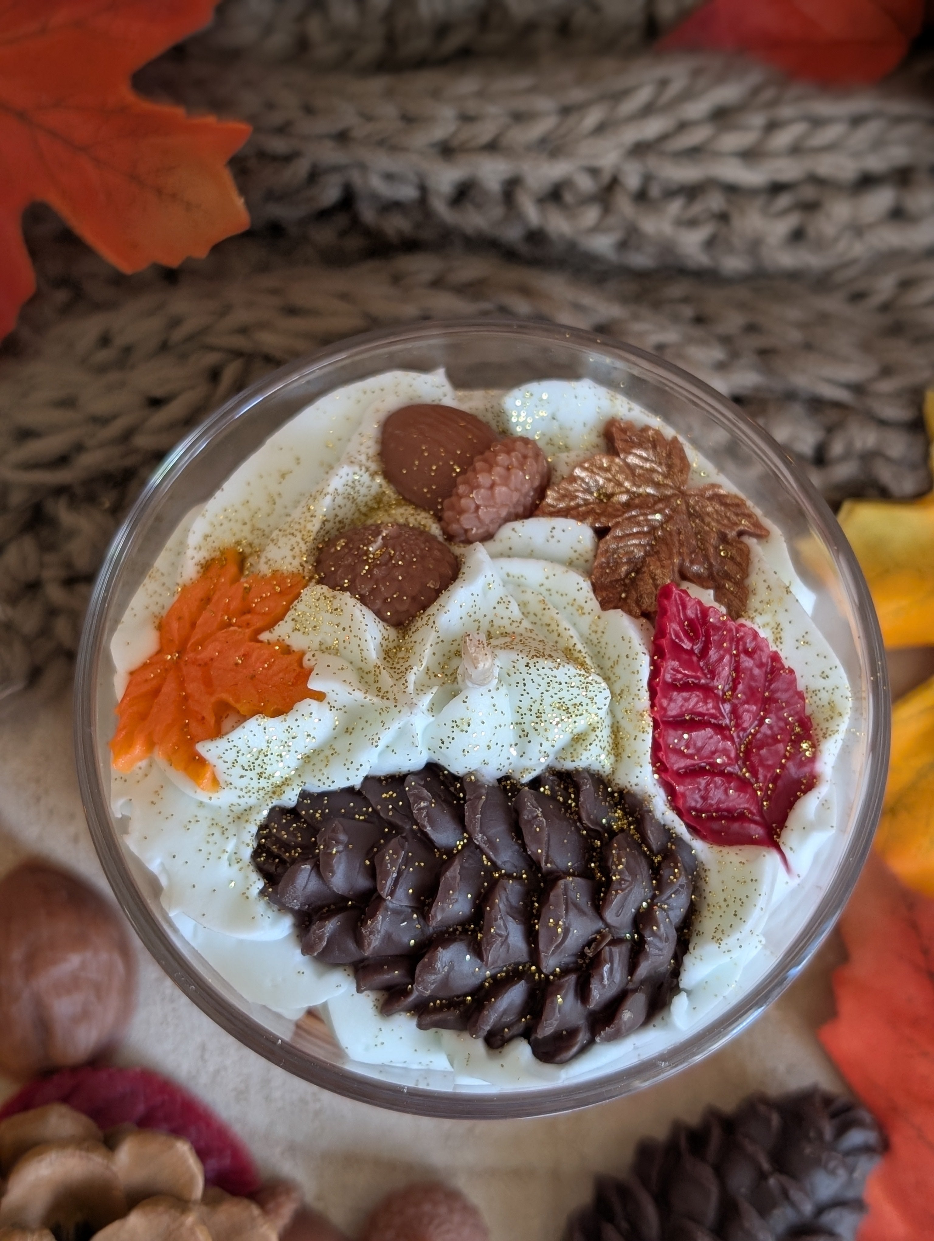 Bougie trésors d'Automne