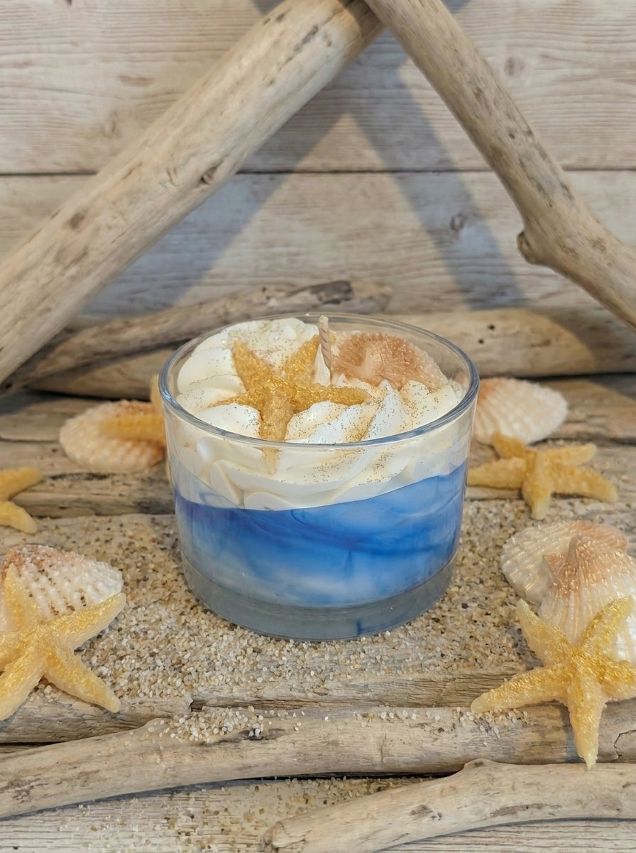 Bougie parfumée Vacances à la mer - Gourmande & artisanale