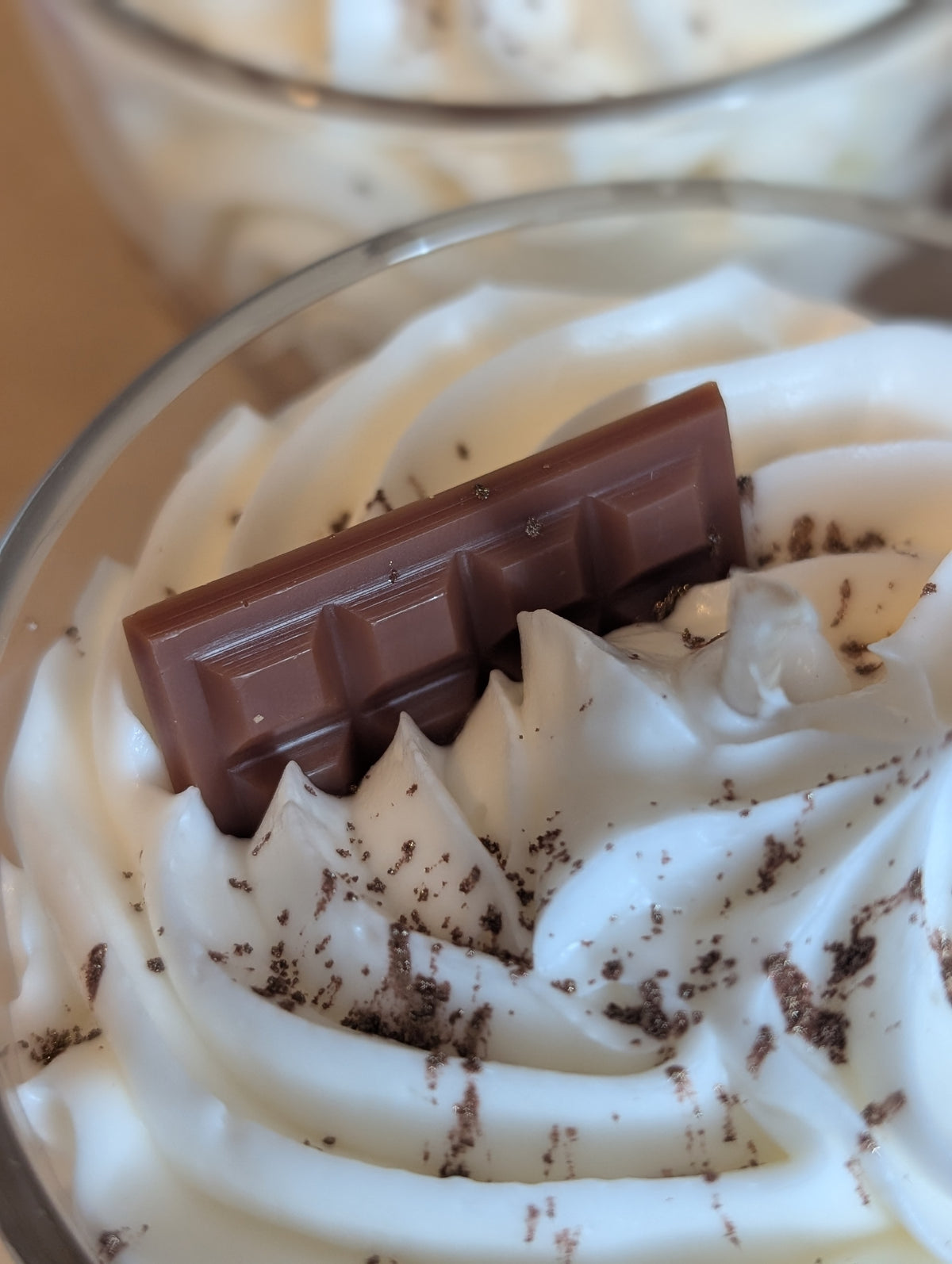 Bougie parfumée artisanale - Réconfort au coin du feu - Gourmande & chocolatée