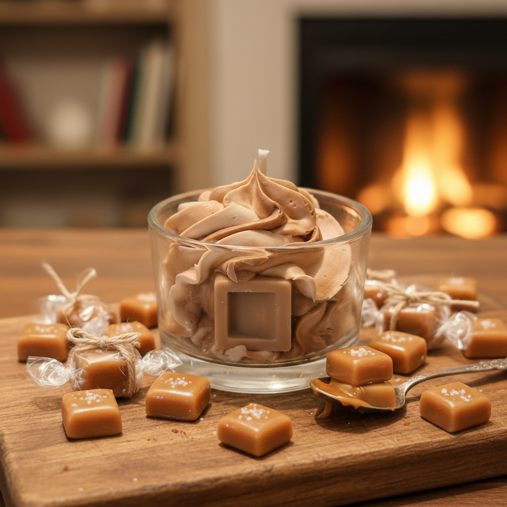 Bougie caramel de notre enfance