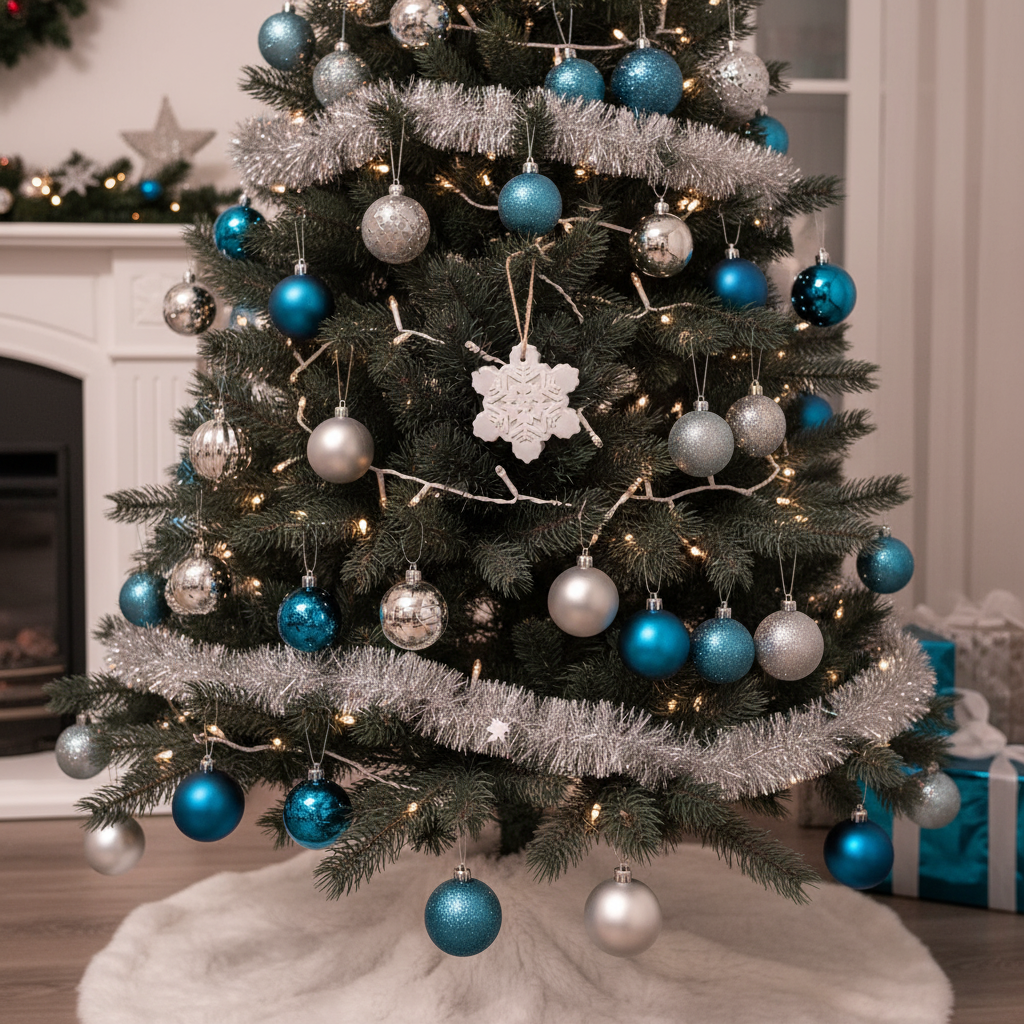 Décoration parfumée pour sapin - Flocon de neige